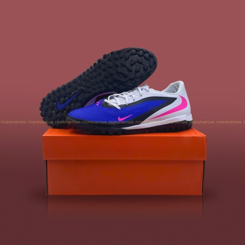 Nike Phantom 6 Low Academy TF - Racer Blue/White/Pink Blast HQ2325 446
