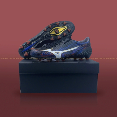 Mizuno Alpha III FG 'Made in Japan' - Pulse Black/Ancient Water/White P1GA266001