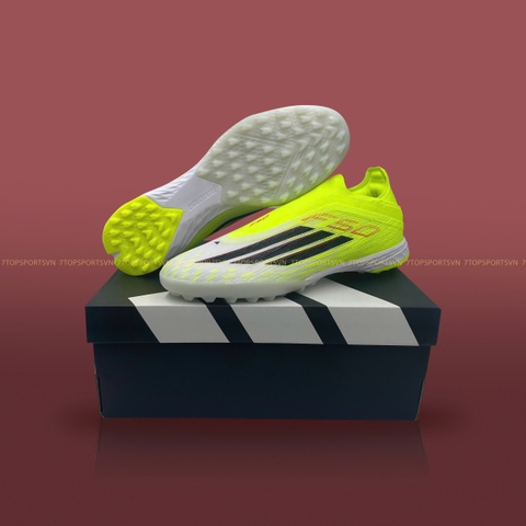 Adidas F50 Pro LL TF - Core Black/Iron Metallic/Lucid Lemon JQ1483