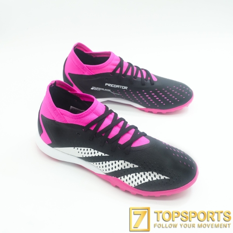 Adidas Predator Accuracy.3 TF - Core Black/Cloud White/Team Shock Pink GW4637