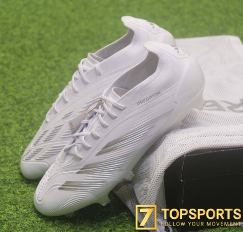 Adidas Predator 24 Elite Low FG - White IE1803