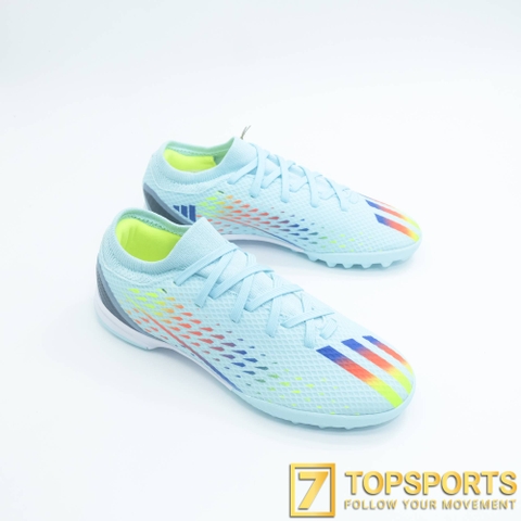 Adidas X Speedportal .3 TF Kids - Clear Aqua/Power Blue/Solar Yellow GW8490