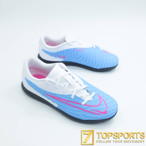 Nike Phantom GX Club TF Kids - Baltic Blue/Pink Blast/White/Laser Blue DD9567 446