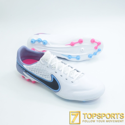 Nike Tiempo Legend IX Pro AG - White/Black/Baltic Blue/Pink Blast DB0448 146