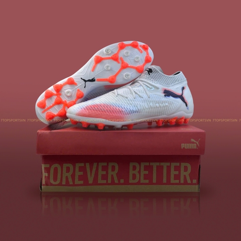 Puma Future 8 Ultimate MG - White/Black/Glowing Red 108584 01