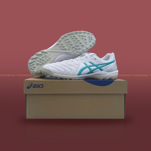 Asics Calcetto K WD 9 TF - White/Green 1113A048 103