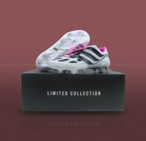 Adidas Predator Precision+ FG - Cloud White/Core Black/Team Shock Pink HP9816