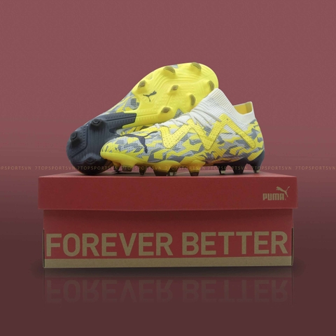 Puma Future Ultimate FG/AG - Sedate Gray/Asphalt/Yellow Blaze 107355 04