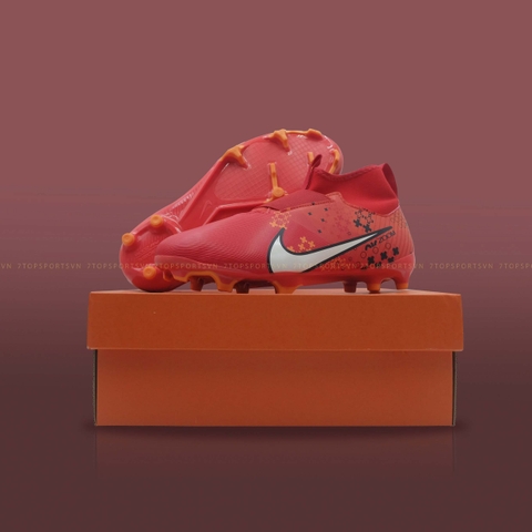 Nike Superfly 9 Academy Mercurial Dream Speed FG Kids - Light Crimson/Bright Mandarin/Black/Pale Ivory FJ0353 600