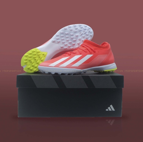 Adidas X Crazyfast League TF - Solar Red/White/Team Solar Yellow IF0699