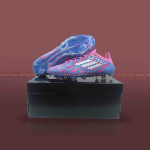 Adidas F50 Elite FG - Solar Blue/ White/ Solar Pink IE3188