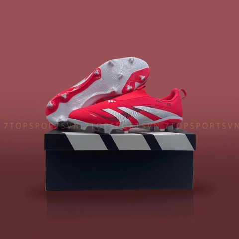 Adidas Predator League LL FG/MG Kids - Red/White ID3753