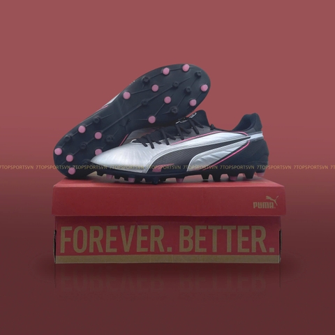 PUMA King Match MG - Silver/Black-Sun/Struck White108319 02