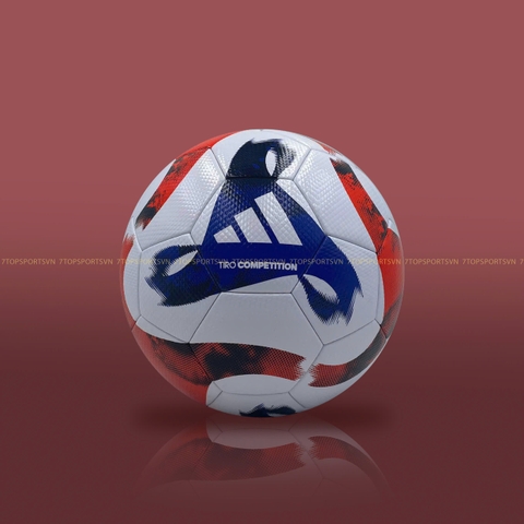 Bóng Adidas Tiro Competition Match Ball - White/Black/Team Solar Orange/Royal Blue HT2426
