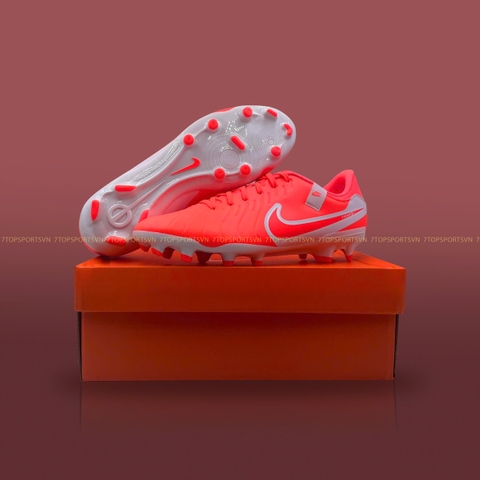 Nike Tiempo Legend 10 Academy FG/MG 'Mad Energy' - Hot Lava/White DV4337 800
