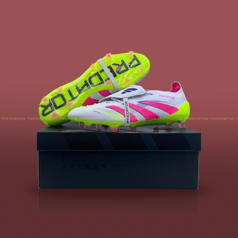 Adidas Predator Elite FT FG - Cloud White/Lucid Pink/Lucid Lemon ID8967