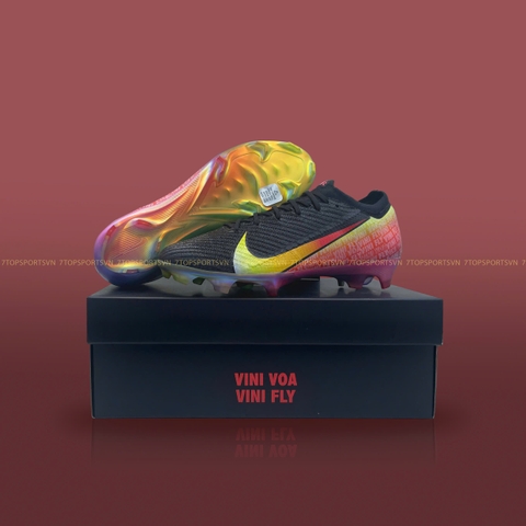 Nike Mercurial Vapor 16 Elite FG 'Vini Jr.' - Black/Green Spark/Soar/Dynamic Yellow IB2356 001