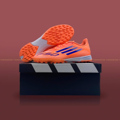 Adidas F50 League TF Kids - Beam Orange/Lucid Blue/Cloud White JI0001