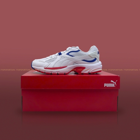 Puma Axis Plus 90s - White/Galaxy Blue/Red 370287 02