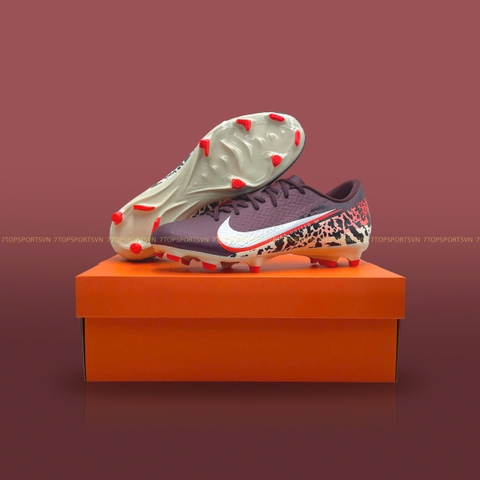 Nike United Mercurial Vapor 16 Academy FG/MG - Burgundy Crush/University Red/Fossil/Metallic Silver IO8443 661