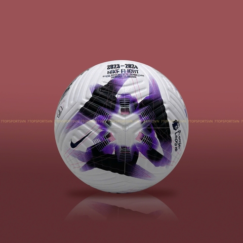Bóng Nike Premier League Flight 23/24 - White/Fierce Purple/White FB2979 101