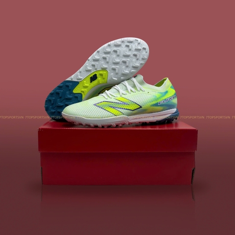 New Balance Furon V9 Elite TF - White/Alkaline Green UF1T7Q6 D