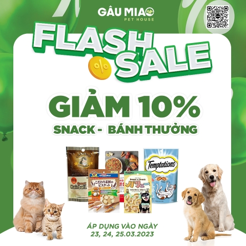 [ 𝗙𝗟𝗔𝗦𝗛 𝗦𝗔𝗟𝗘 ] 𝐺𝐼𝐴̉𝑀 𝑁𝐺𝐴𝑌 10% 𝐶𝐻𝑂 𝑁𝐻𝑂́𝑀 𝐻𝐴̀𝑁𝐺 𝗦𝗡𝗔𝗖𝗞 - 𝗕𝗔́𝗡𝗛 𝗧𝗛𝗨̛𝗢̛̉𝗡𝗚 🎁