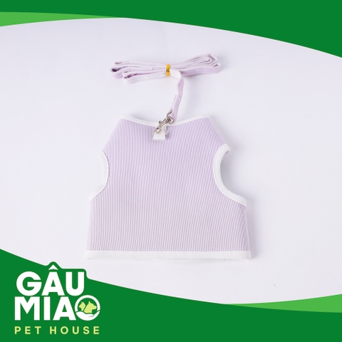 Bộ áo yếm+dây dắt (móc trên)