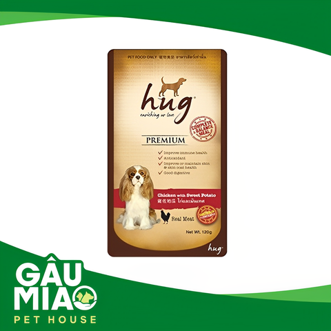 Hug-Pate cho chó từ 4 tháng tuổi-Gói 120g