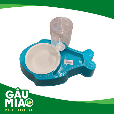 Tô đôi ăn uống hình Cá chén nhựa