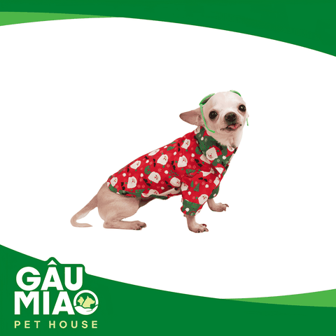 YuDog Áo sơ mi Noel - Đỏ