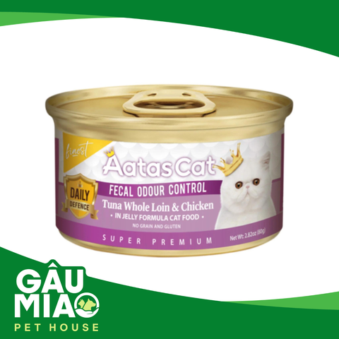 Aatas Cat Daily Defence-Pate chức năng-Thăn cá ngừ & gà 80g