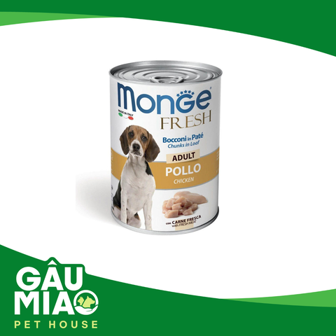 Monge Fresh Pate cho chó trưởng thành 400g