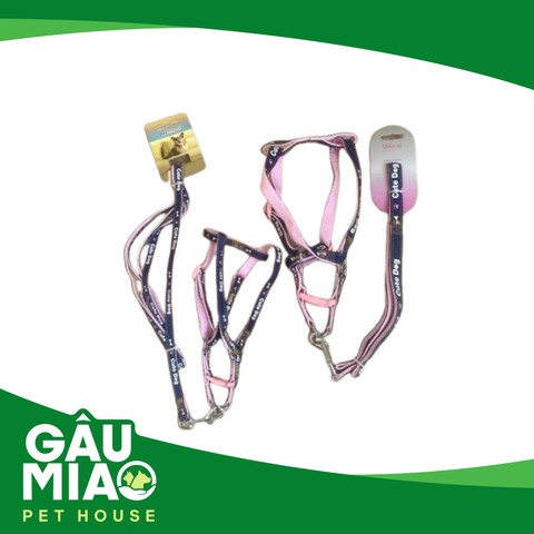 Bộ dắt+yếm tam giác jean 1.0cm