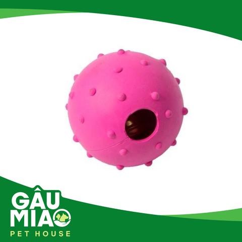 Đồ chơi Banh gai cao su có chuông NT8206 7cm