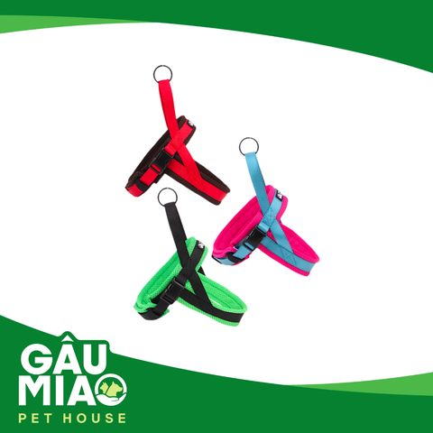 Yếm đeo ngực rời vải lưới cho chó lớn BO1222