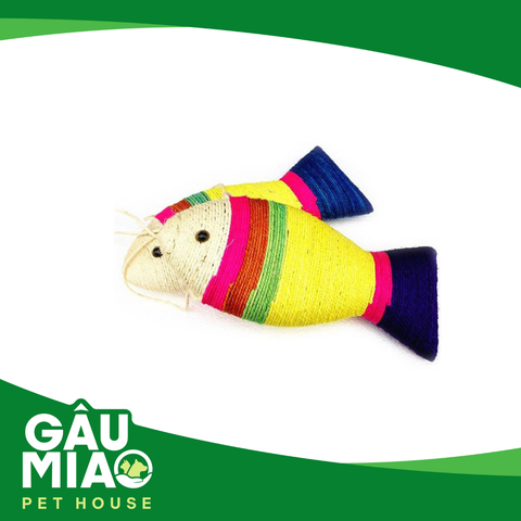 Đồ chơi cào móng hình cá cho mèo XH189