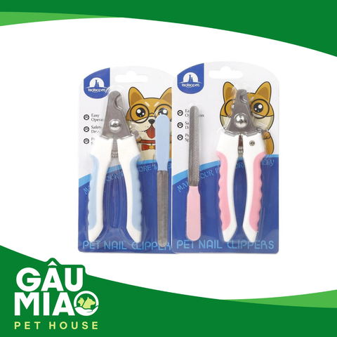 Kềm cắt móng+dũa Taotaopet