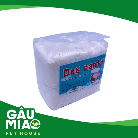 Tã dán Dog pants cho chó mèo-Cái (túi 10 miếng)