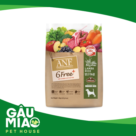 ANF 6 FREE + Thức ăn hỗn hợp hoàn chỉnh cho chó con& chó lớn 1.6kg
