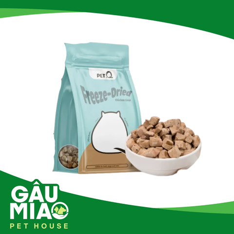 PetQ Freeze - Dried - Gan gà sấy