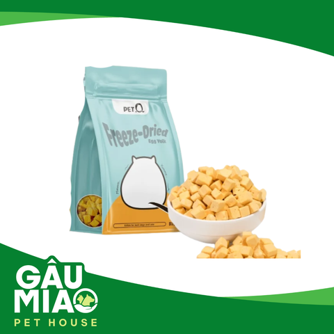 Pet.Q Freeze - Dried - Lòng đỏ trứng gà sấy