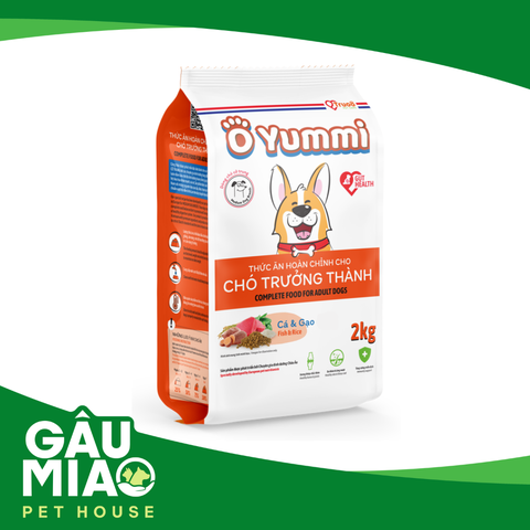 Ô-Yummi thức ăn cho trưởng thành-Cá&gạo