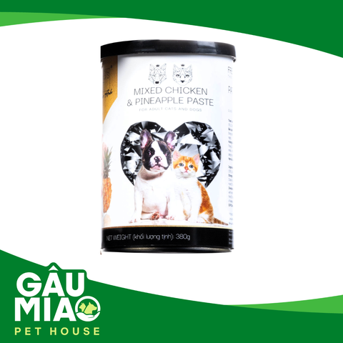 King's Pet Pate Hỗn hợp Gà + Thơm 380g
