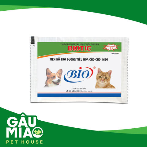 Men Bio hỗ trợ đường tiêu hoá cho chó, mèo