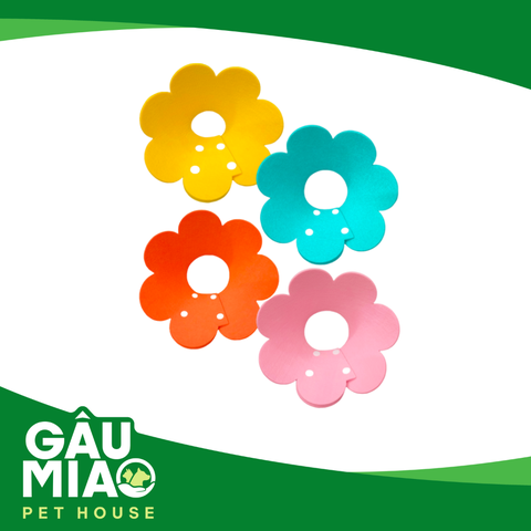 Vòng loa mút chống liếm -Bông hoa