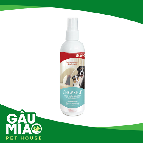 Bioline Xịt ngăn ngừa thú cưng nhai 120ml