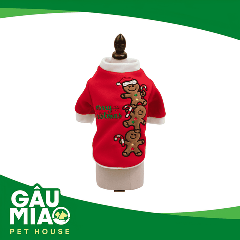 YuDog Áo nỉ Noel Bánh gừng