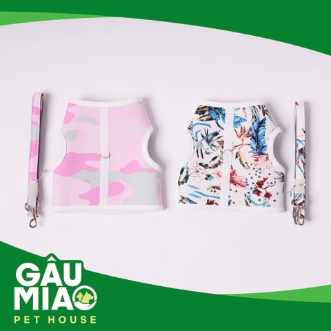 Bộ áo yếm+dây dắt (móc giữa)