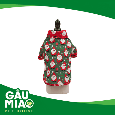 YuDog Áo sơ mi Noel - Xanh